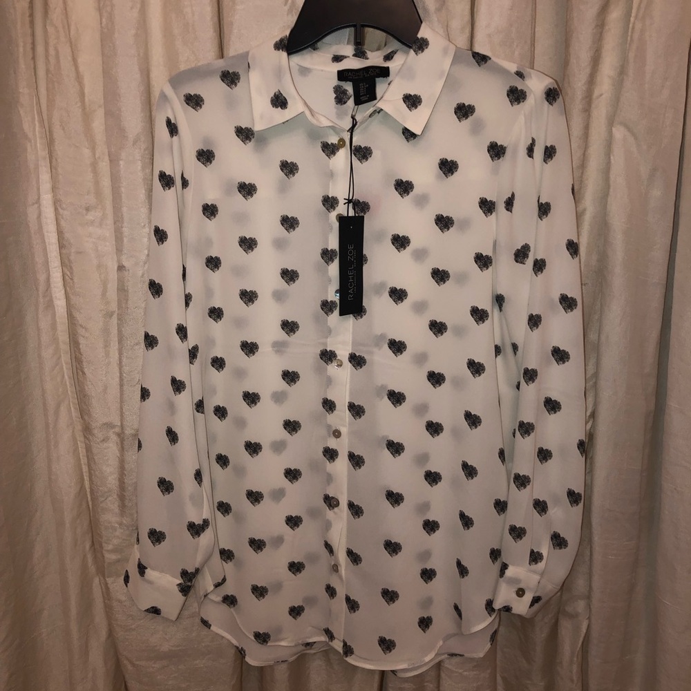 Rachael Zoe heart Blouse
